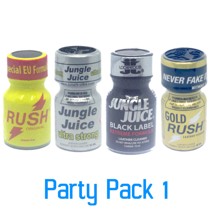 Party Pack 1 - 4 Small Poppers