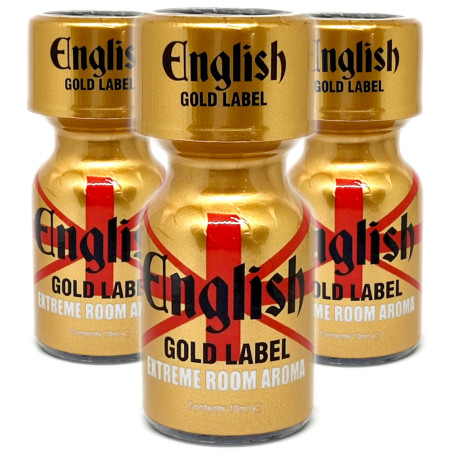 3x English Gold Label (10ml) Pack